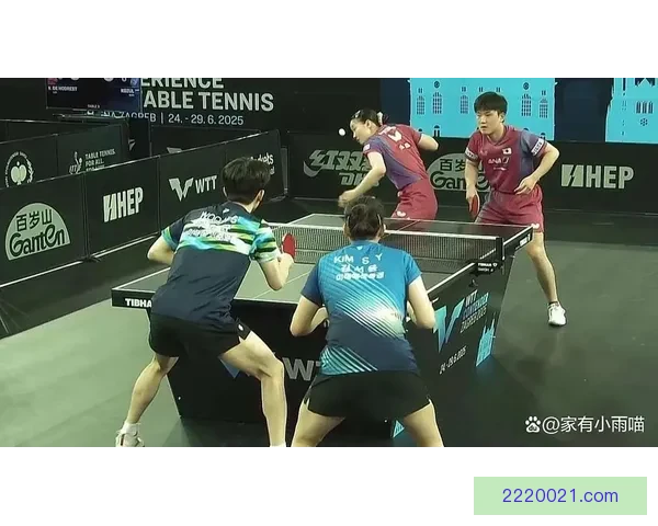 7月4国乒混双冲冠莫张本8强
